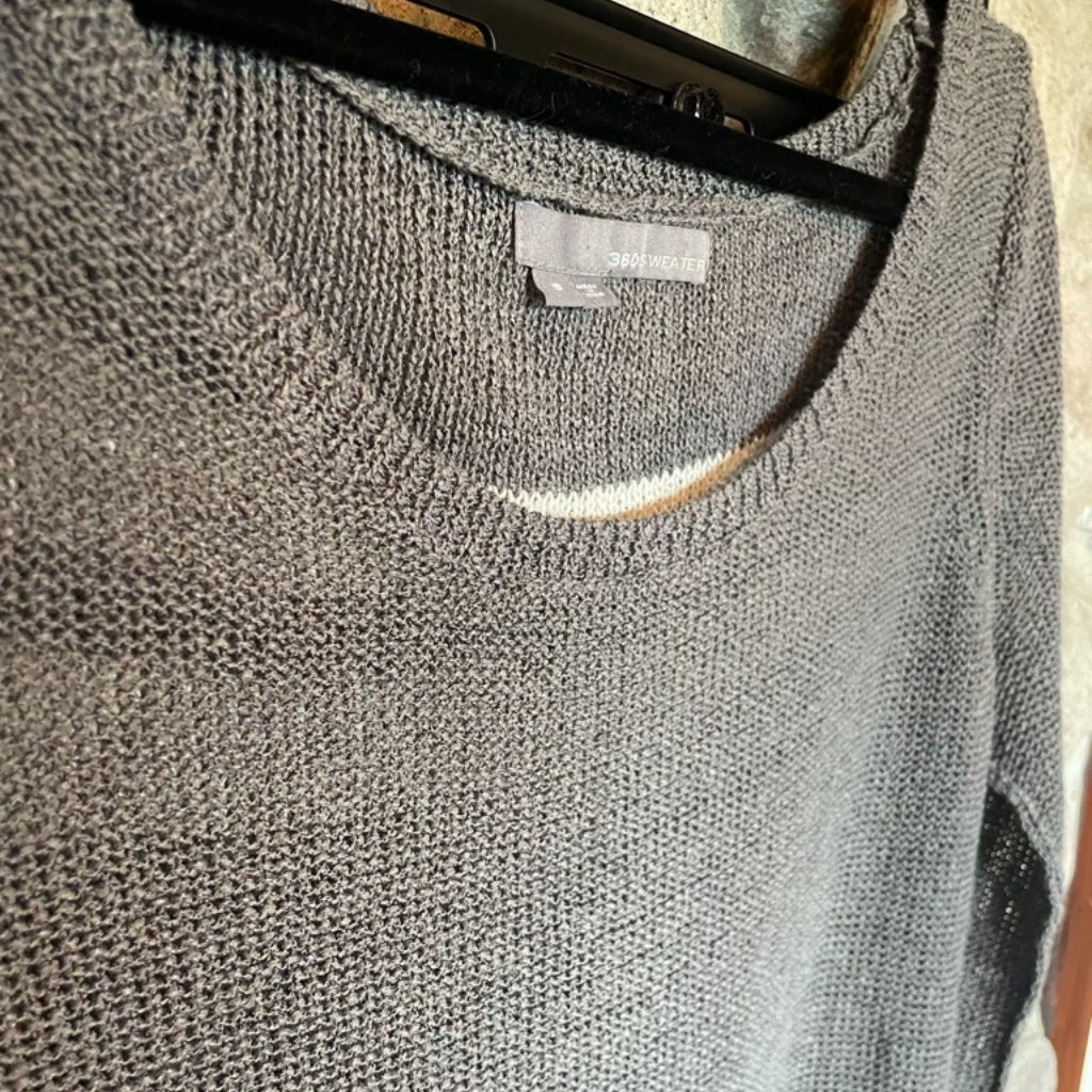 Great Condition - 360 Sweater - Sporty Grey With White Stripes - Size S